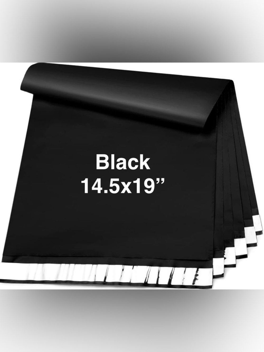 15 - 14.5x19in Black Poly Mailers - BUY NOW